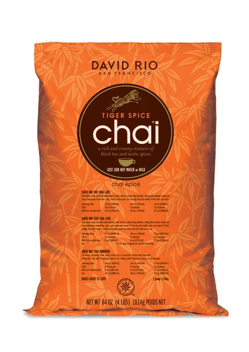 Tiger Spice Chai 4lb Bag – Pack of 4 for Chai Lovers