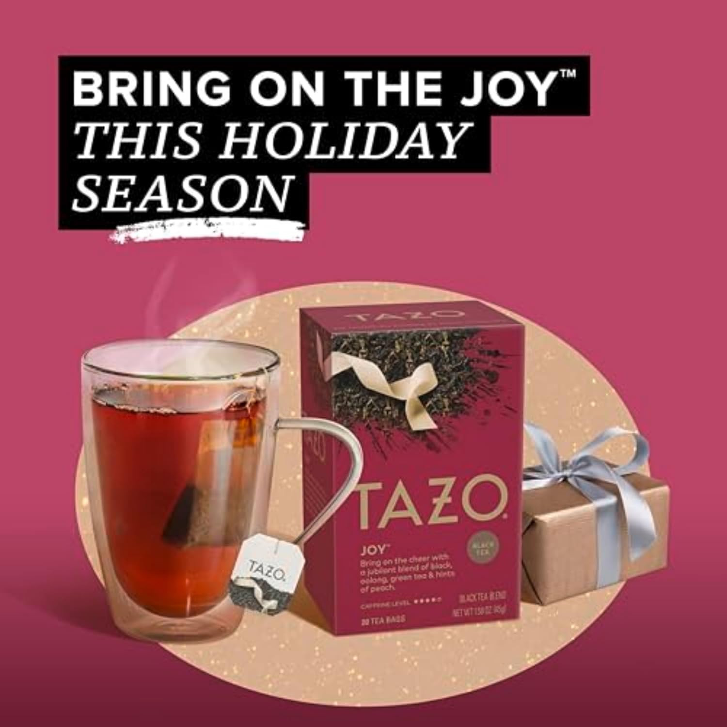 TAZO Joy Limited Edition Tea, Black Oolong & Green Tea Blend, 120 Bags