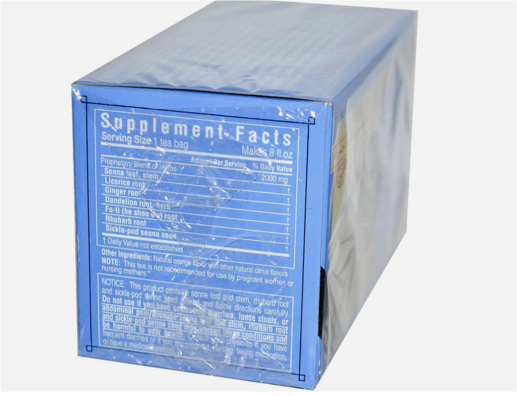 Triple Leaf Tea Herbal Laxative – 20 Tea Bags 4/2029