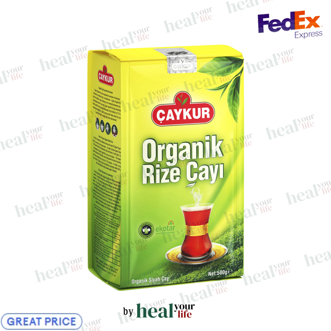 100% ORIGINAL * TURKISH ORGANIC CAYKUR Black Tea 500 gr * EXPRESS SHIPPING *