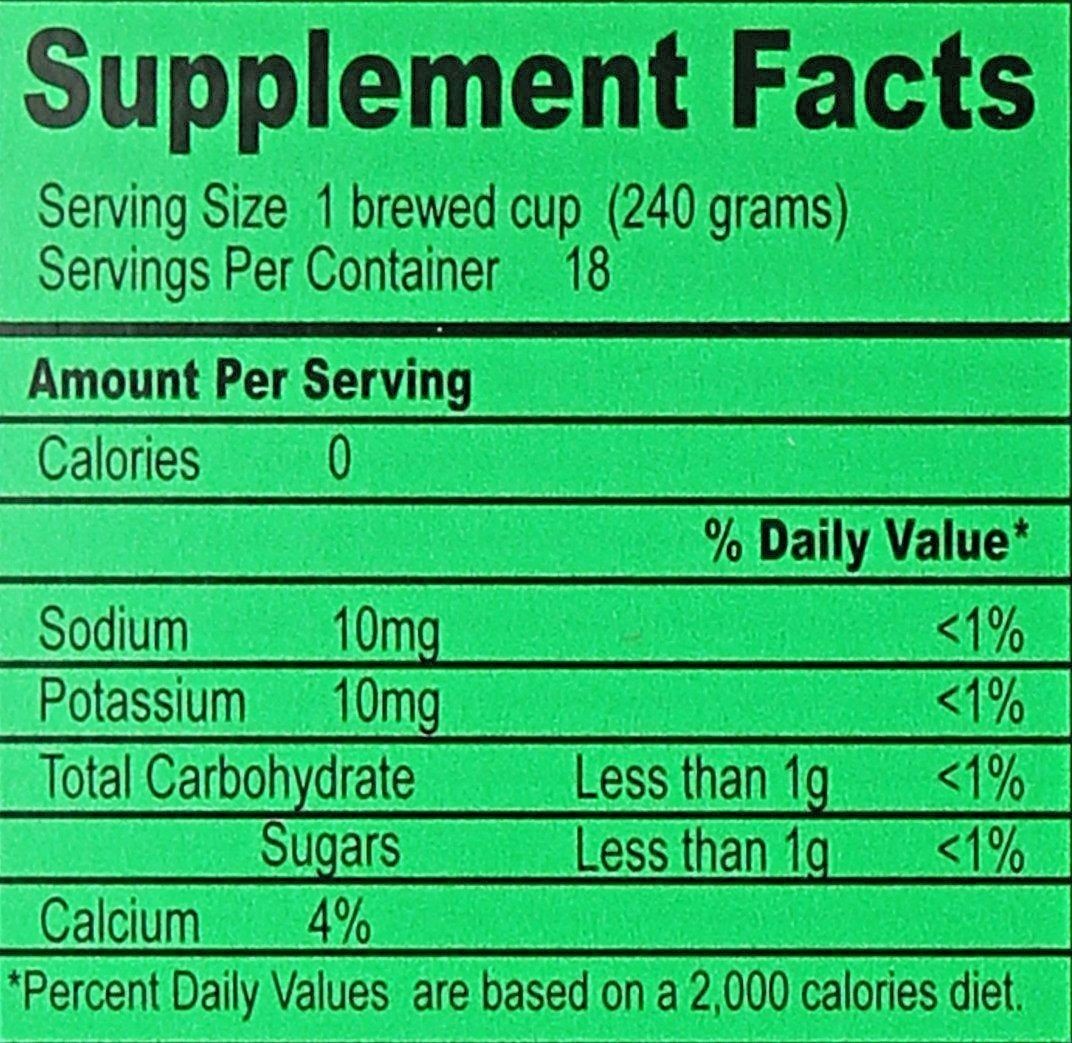 China Slim Tea Super Herbal Tea Delight 100 % All Natural 18 Tea Bags