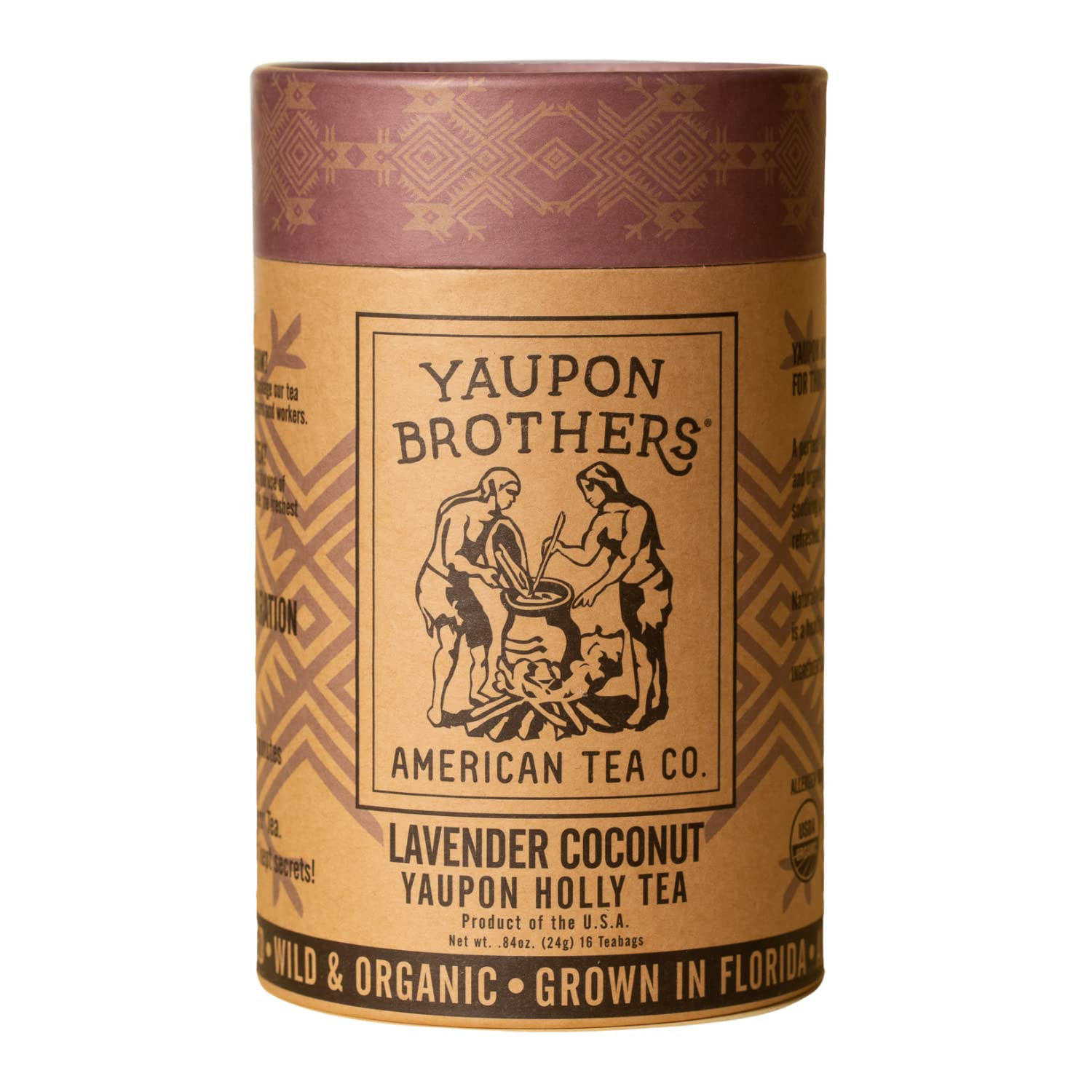 Chai Yaupon Tea – 16 Eco-Friendly Yaupon Chai Tea Bags Crafted F Lavender Coconu