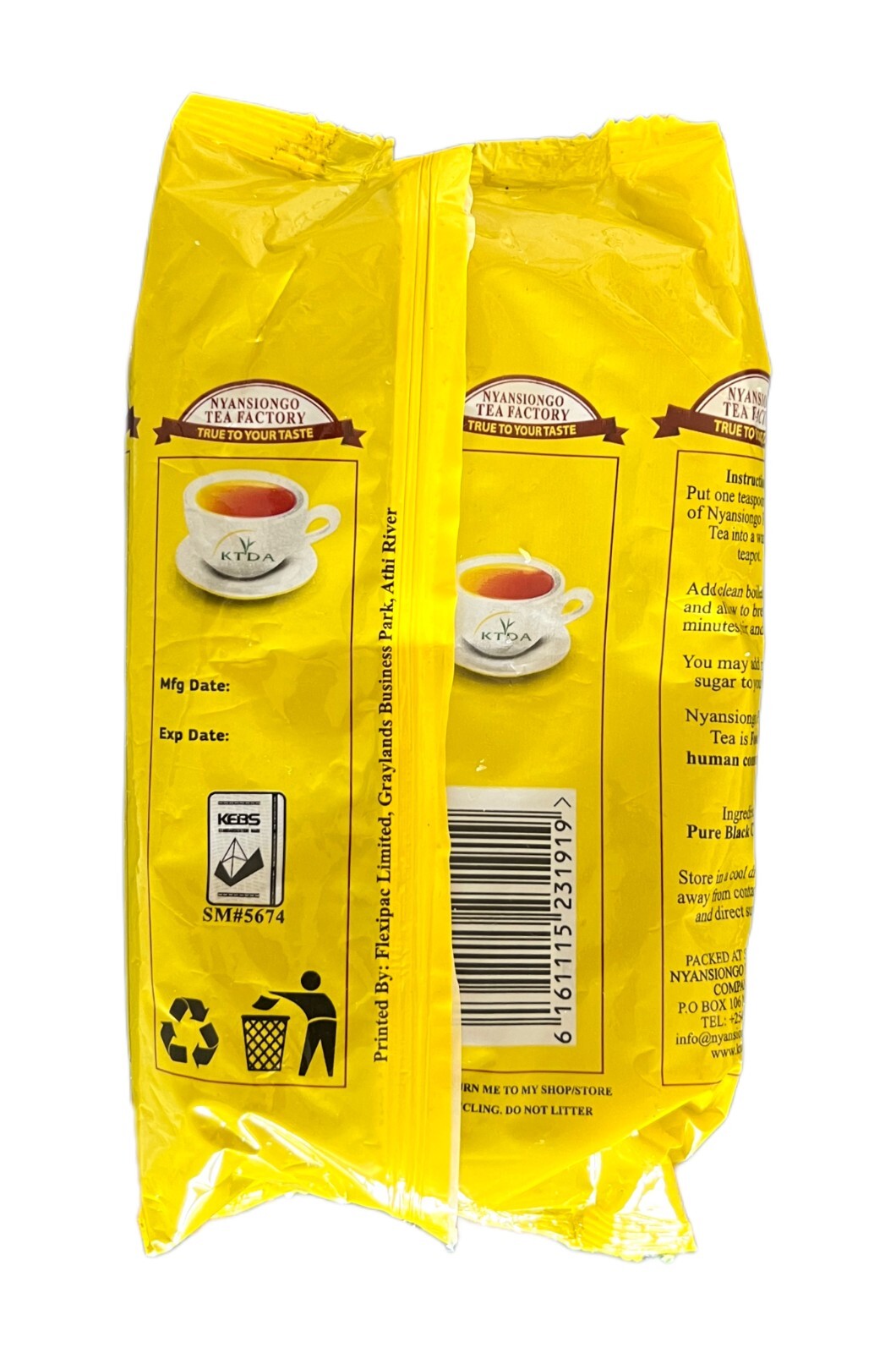 Kenya Premium Black Tea – Loose leaf Direct from Factory Unblended 8.5oz -(240g)