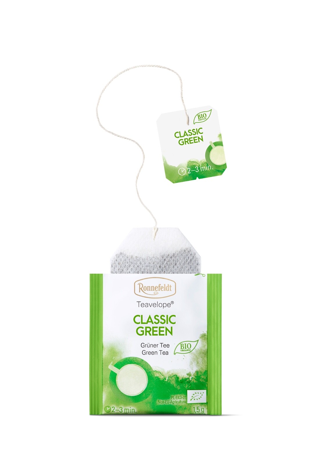 Ronnefeldt Teavelope® Classic Green. Green tea . 25 tea bags