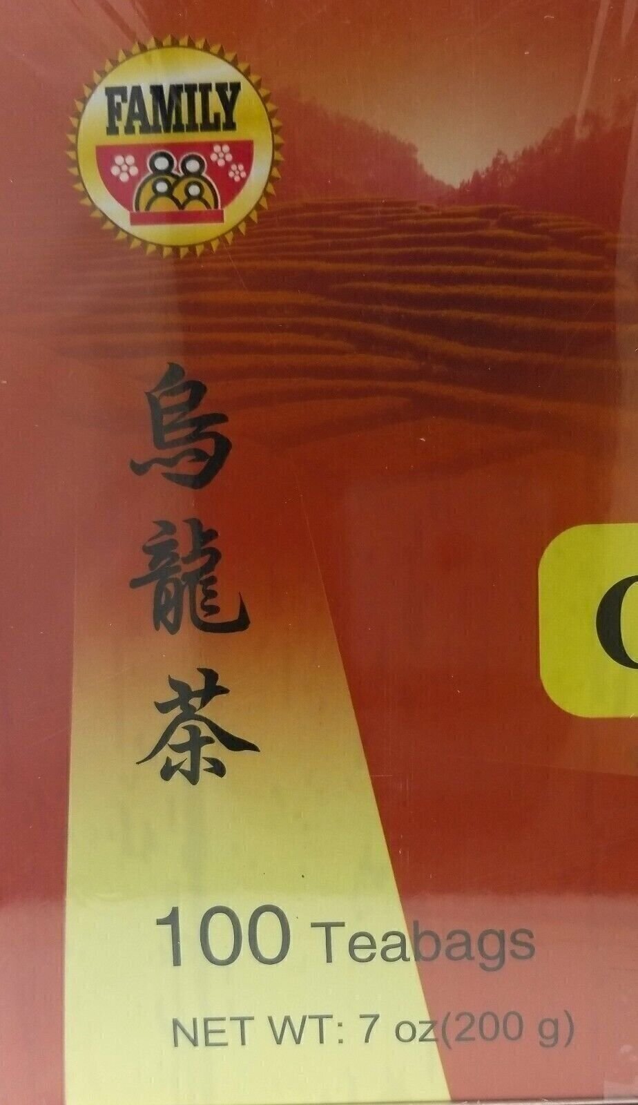 Family Foods Oolong Tea 100 Bags 7oz Natural Flavorful Perfect for Any Occasion