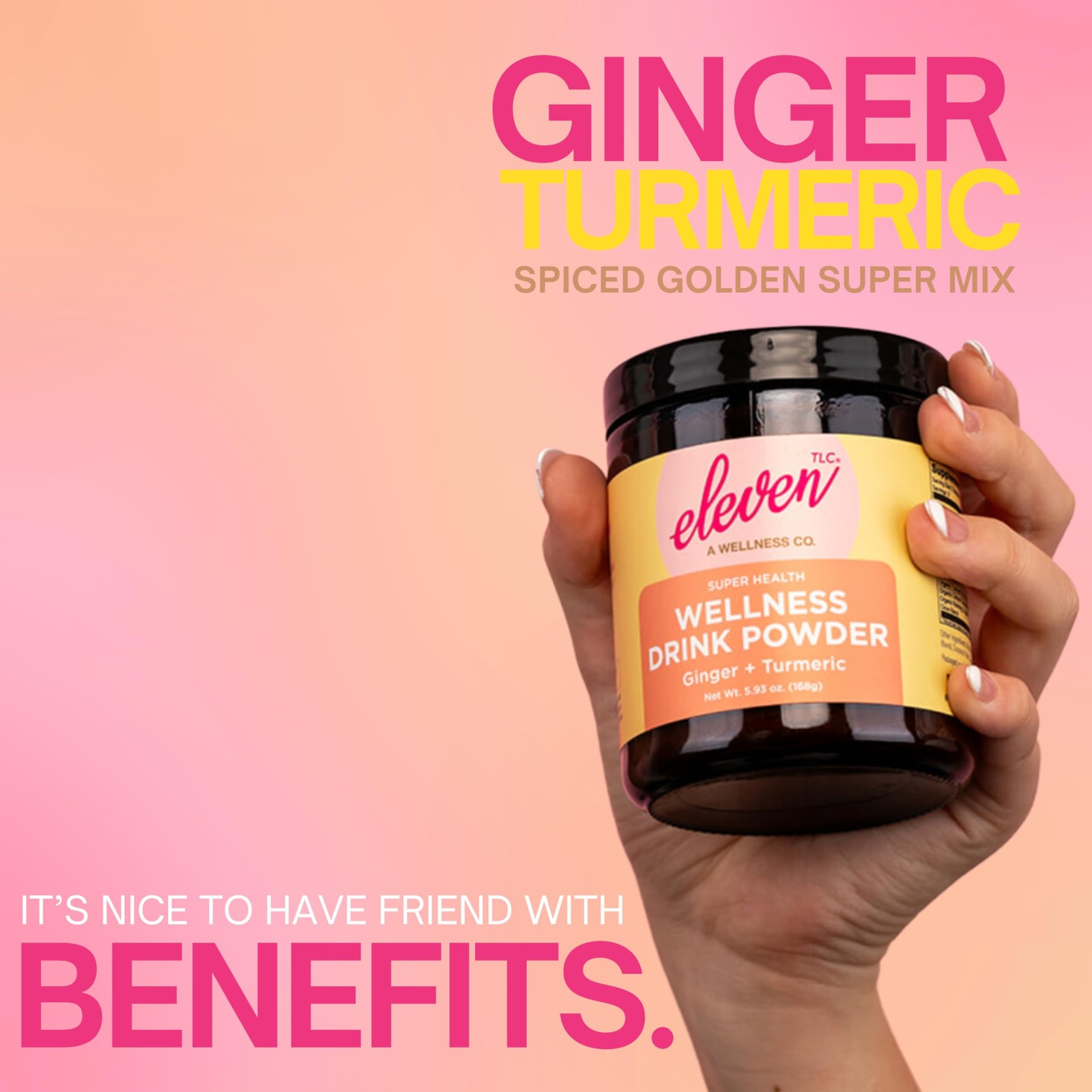 Eleven TLC Organic Ginger Turmeric Spiced Golden Superfood Instant Latte & Dr…