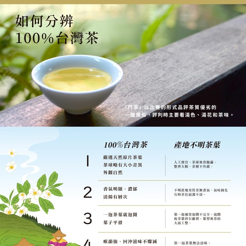 TAIWAN CHA REN Premium Series – Taiwan Dong Ding Oolong Tea Loose Leaves, 3.5…