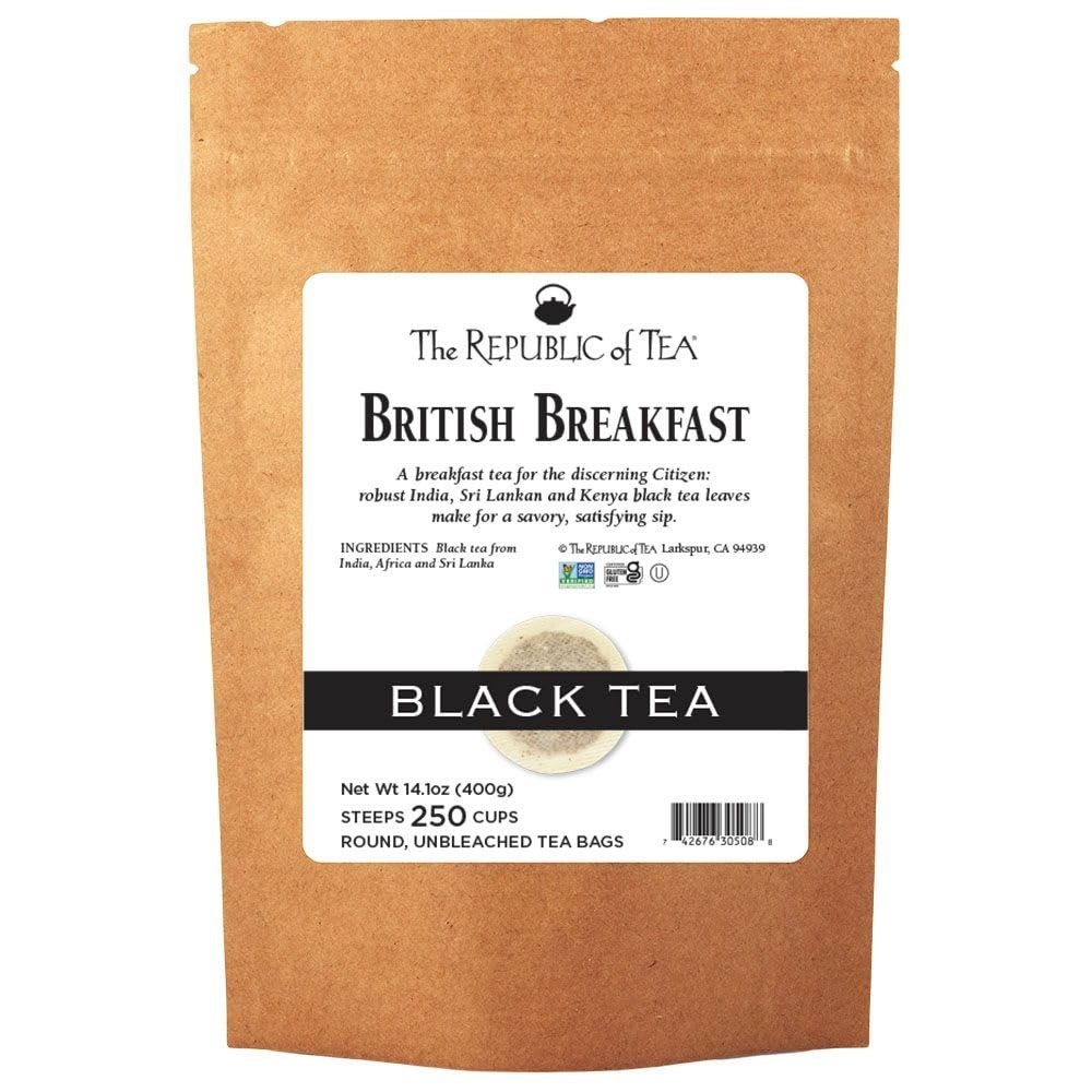 Black Tea 250 Tea Bags | British Breakfast Blend, Kosher, Allergen-Free