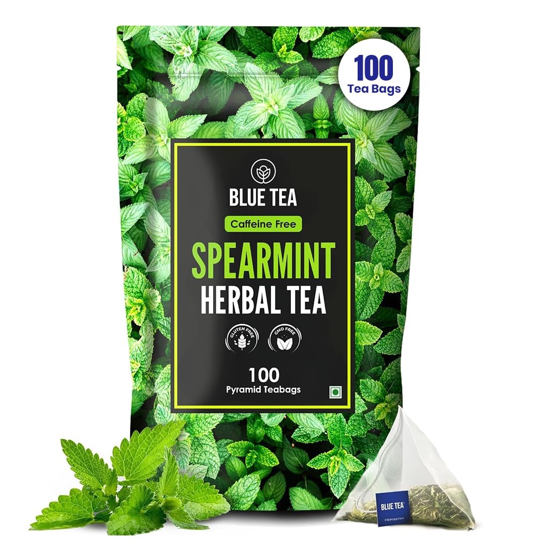 – Spearmint Tea – 100 Count – Pyramid Plant Based Tea Bag | PCOS RELIEF | Bal…