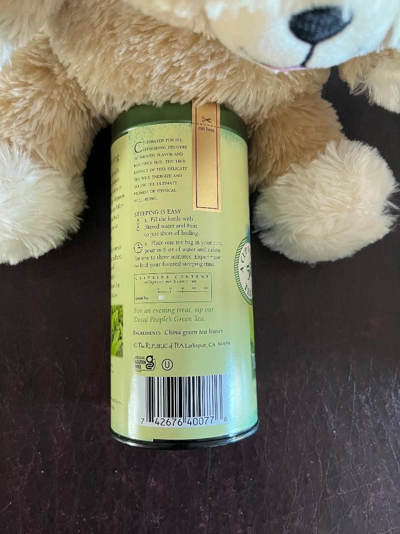The Peoples Green Tea, 50 Tea Bags, Tin | Gourmet Tea | Caffeinated EX10/27