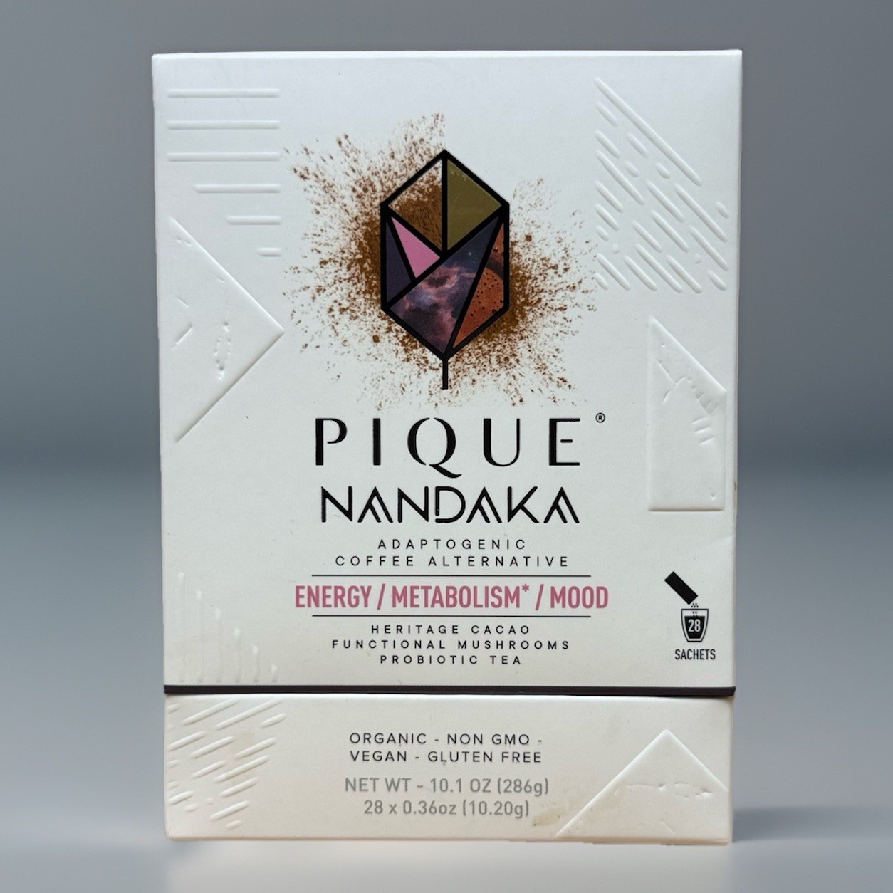 Pique Nandaka Adaptogenic Coffee Alternative 1 Bx 28 Sachets EXP 8/26