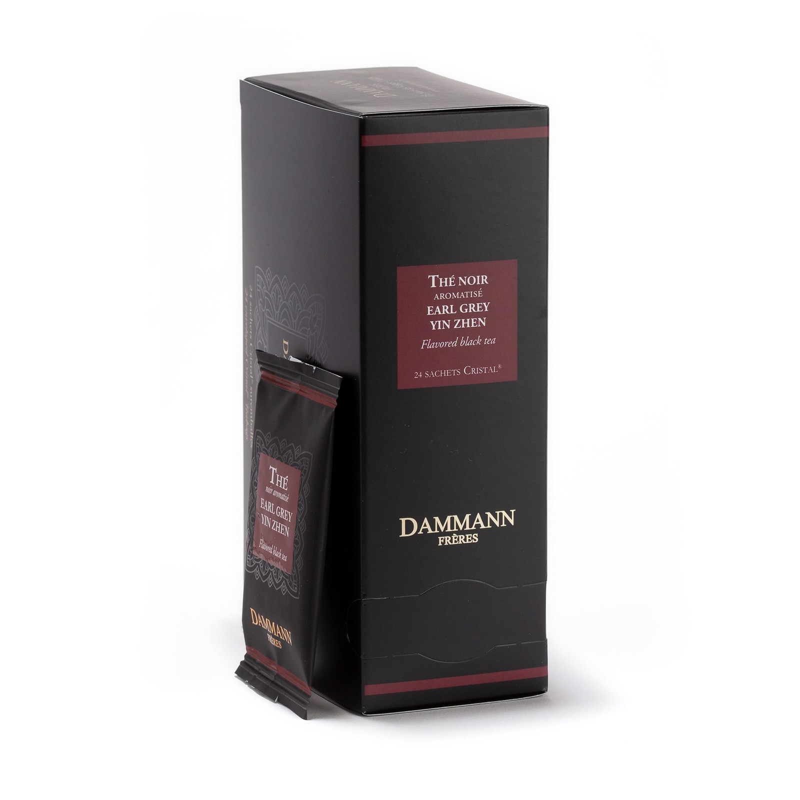 Dammann Freres Sachets, Earl Grey Yin Zhen Tea Bags, Premium Gourmet French B…