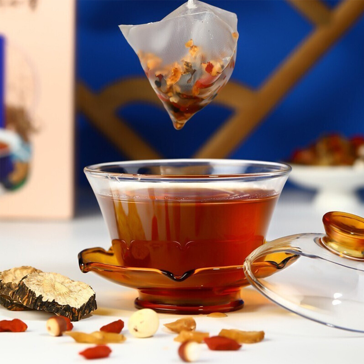 Tongrentang Ginseng and Nine Treasures tea Maca Adult Male Health Herbal Tea