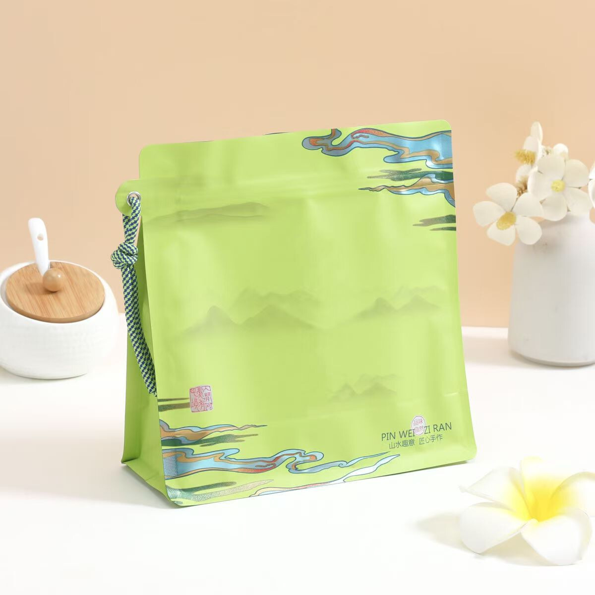 100g Premium Emei High Mountain Zhuyeqing Spring Bamboo Chinese GREEN TEA