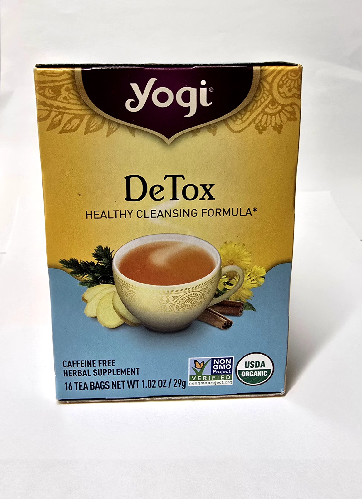 Yogi Herbal Tea Natural Organic Tea Bags Relaxation Detox Immune Support 16 Bags