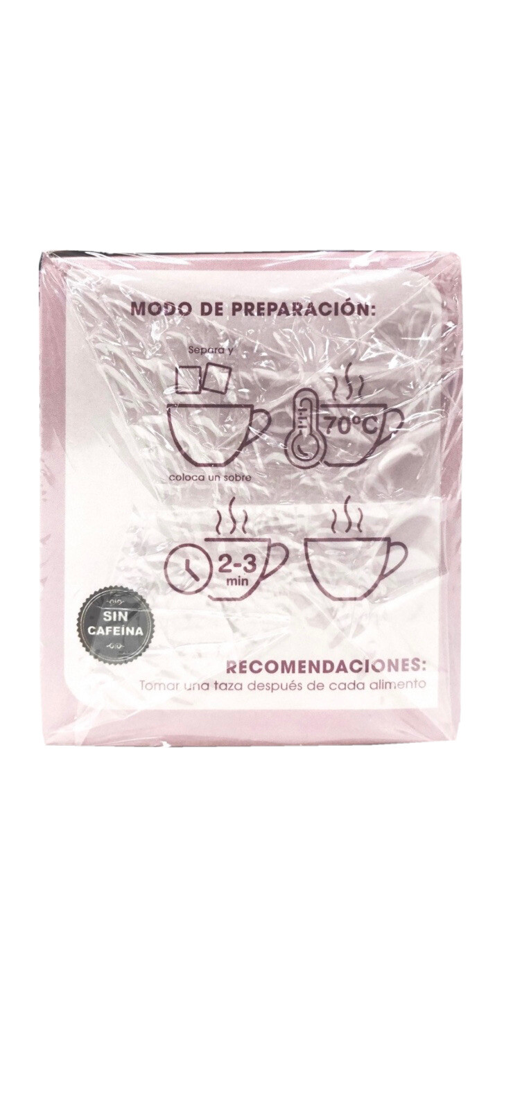 Te Jounkins 72 tea bags con hoja de cenizo y toronjil