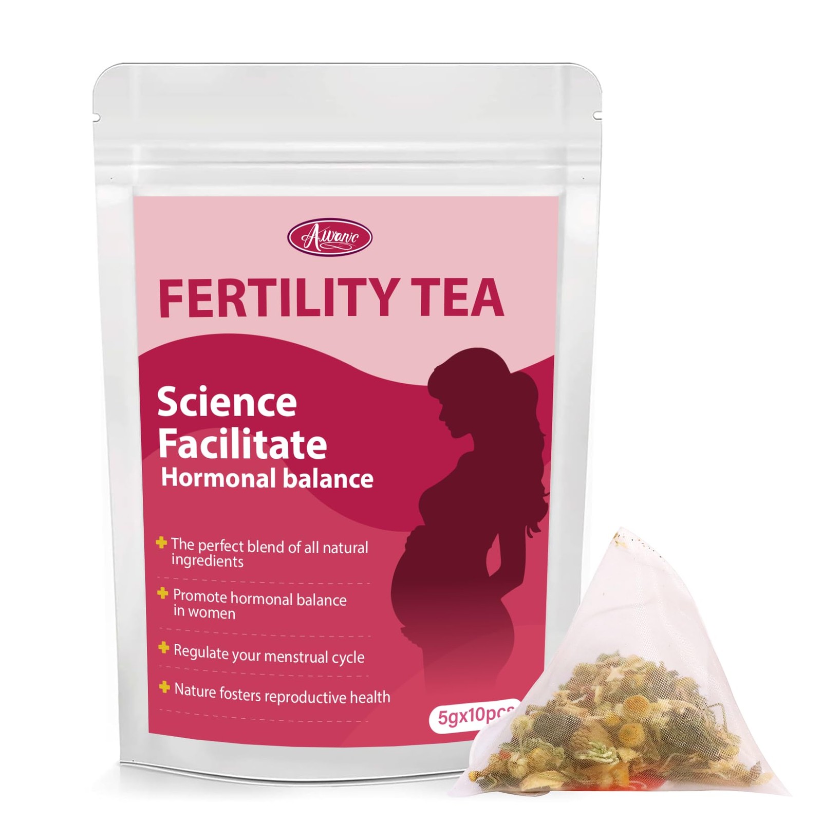 Natural Fertility Tea for Women to Get Pregnant Fast, Menstrual Cycle & Hormo…