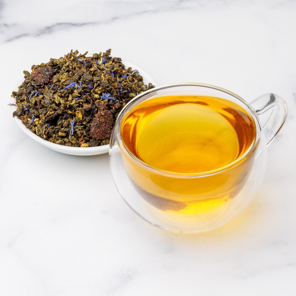 Very Velvet Oolong Tea (Raspberry/Strawberry) – Loose Leaf Blend – Fusion Teas