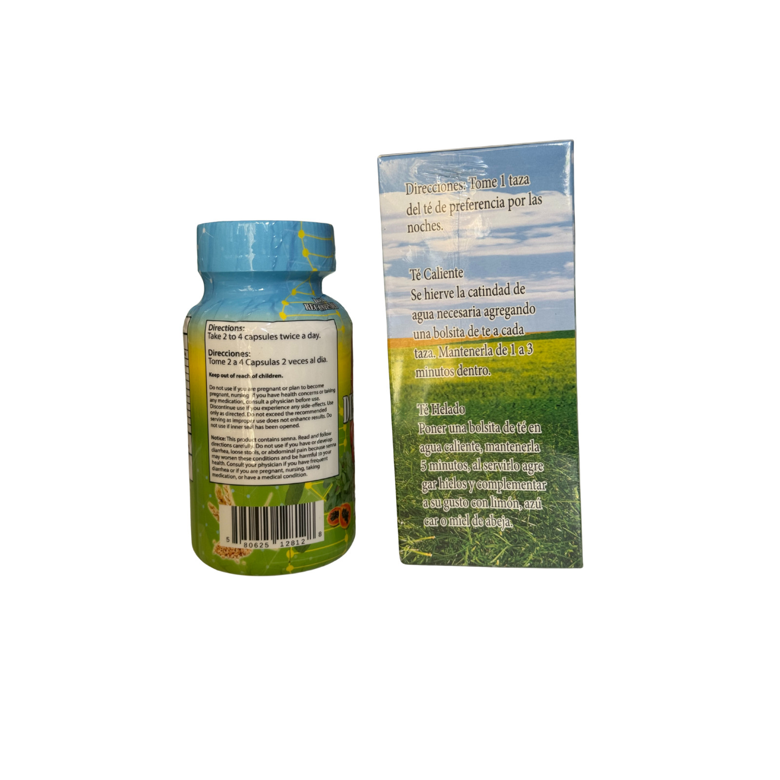 SUPER DESINTOXICADOR INTINAL KIT 90 Capsuls and 60 tea bags