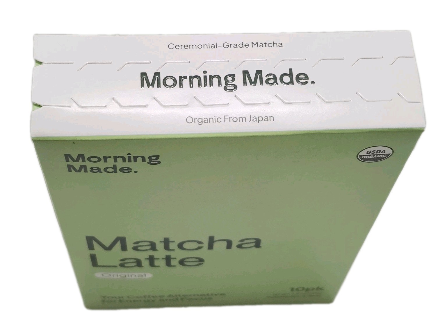 Morning Made Ceremonial Grade Matcha Latte Original 10 Serving Organic 2 Pk Tea
