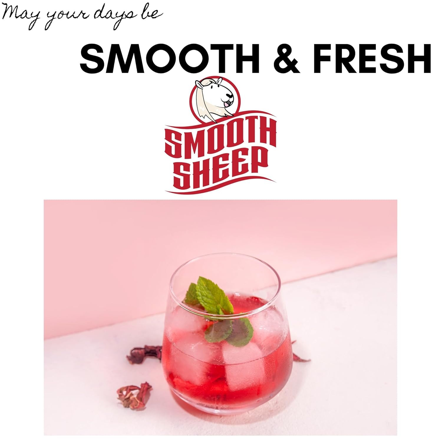 Smooth Sheep 1 LB 100% Premium Dried Hibiscus Flowers Tea,Jaimaica Tea