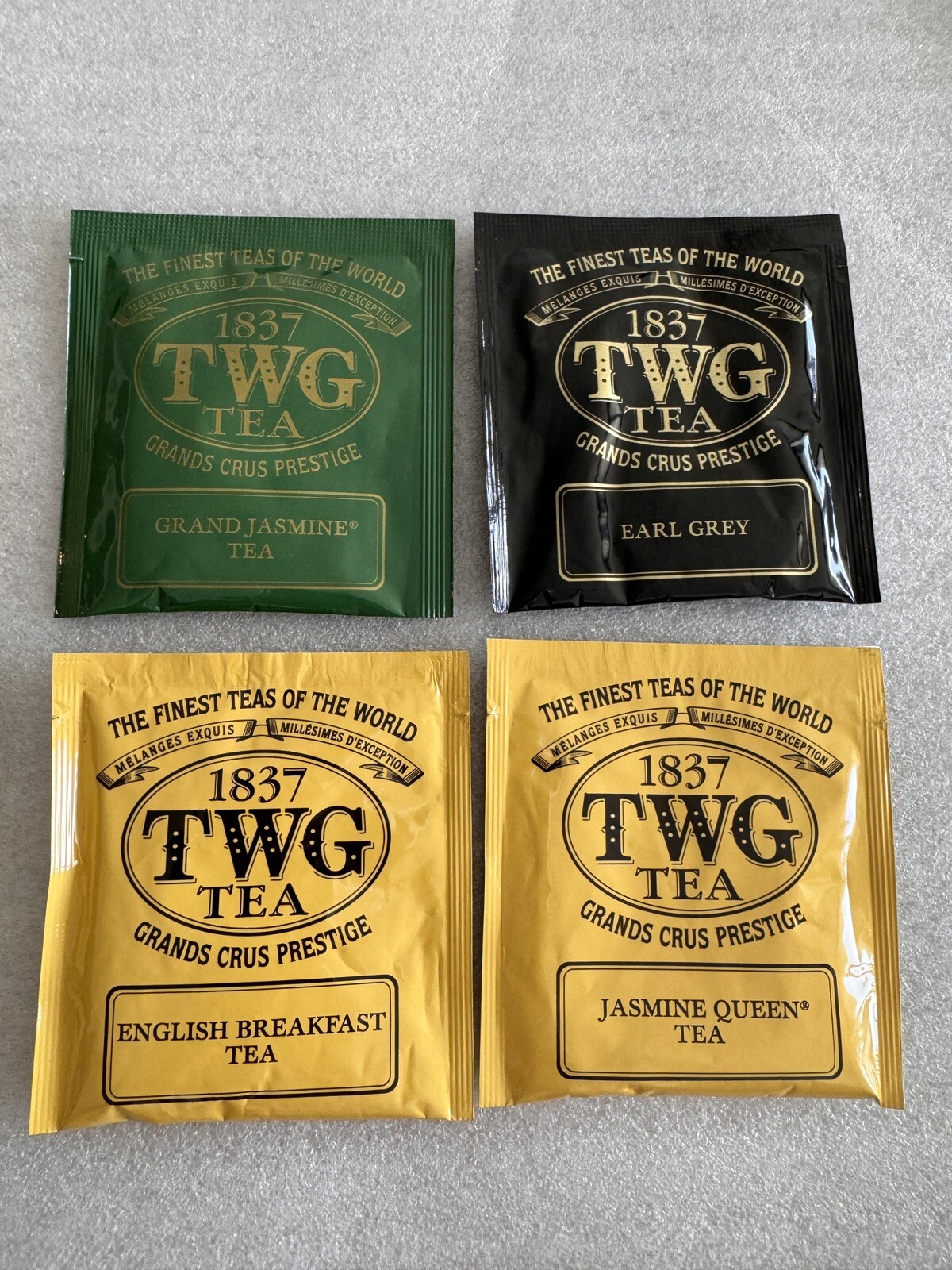 Mixed 8 Assortment 1837 TWG Tea Bags. Fresh. Great Selection For Your Tea Time