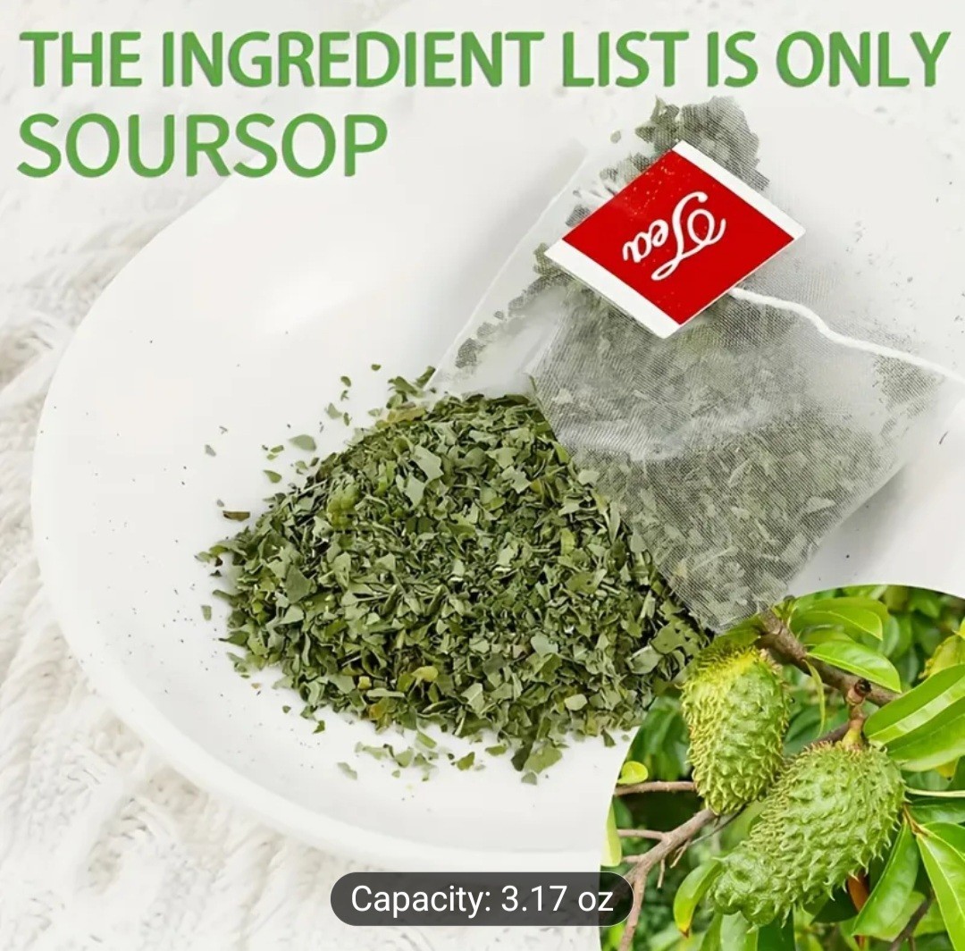 Ulthmok Soursop Tea bag,60 tea bag,100% Soursop tea bags caffeine free
