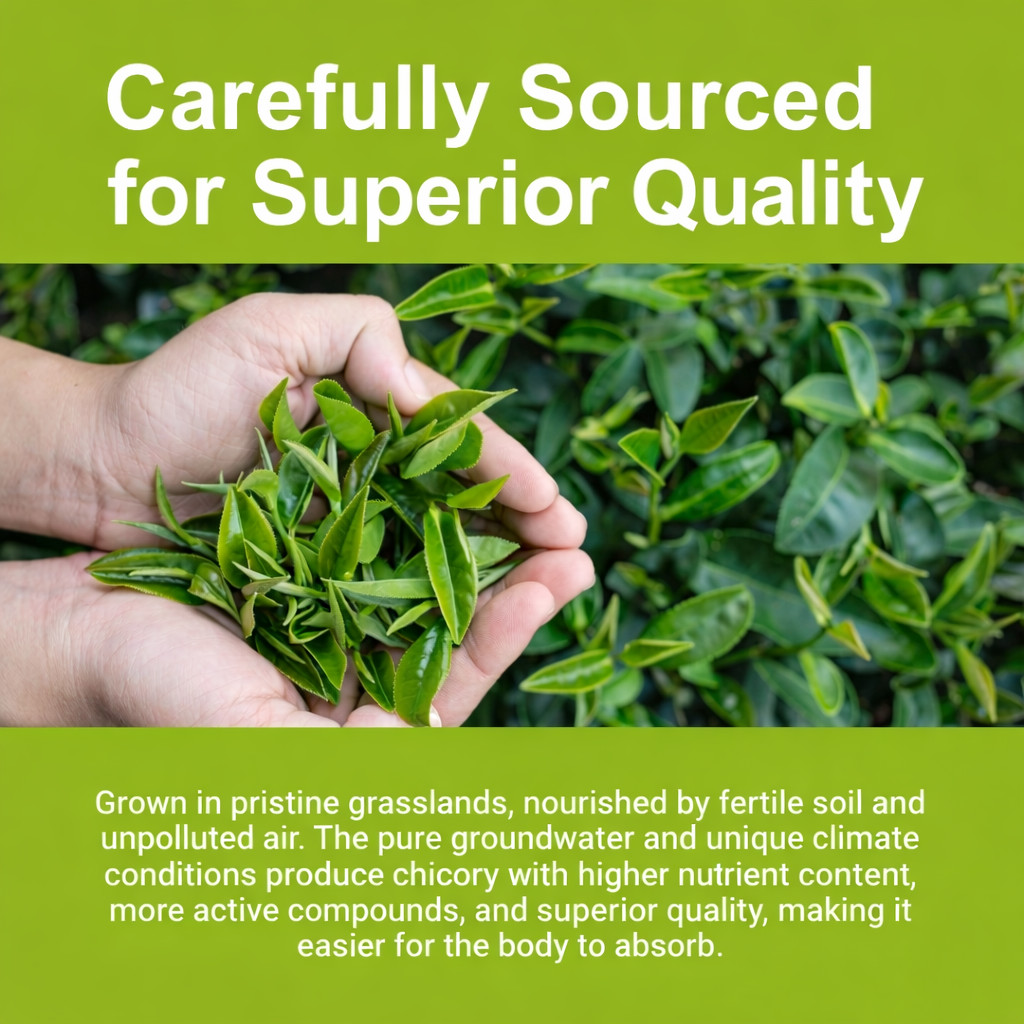 Relaxing Yoga Herbal Tea Chicory Gardenia Caffeine-Free Kidney Support