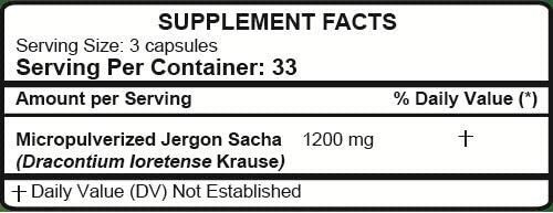 Hanan Jergon Sacha, 100 Capsules, Naturally Aids In Supporting Healthy Respira