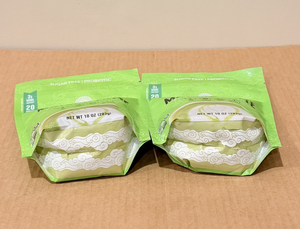2 X Lakanto Matcha Latte Green Tea Powder 10oz Vegan Sugar Free Gluten Free