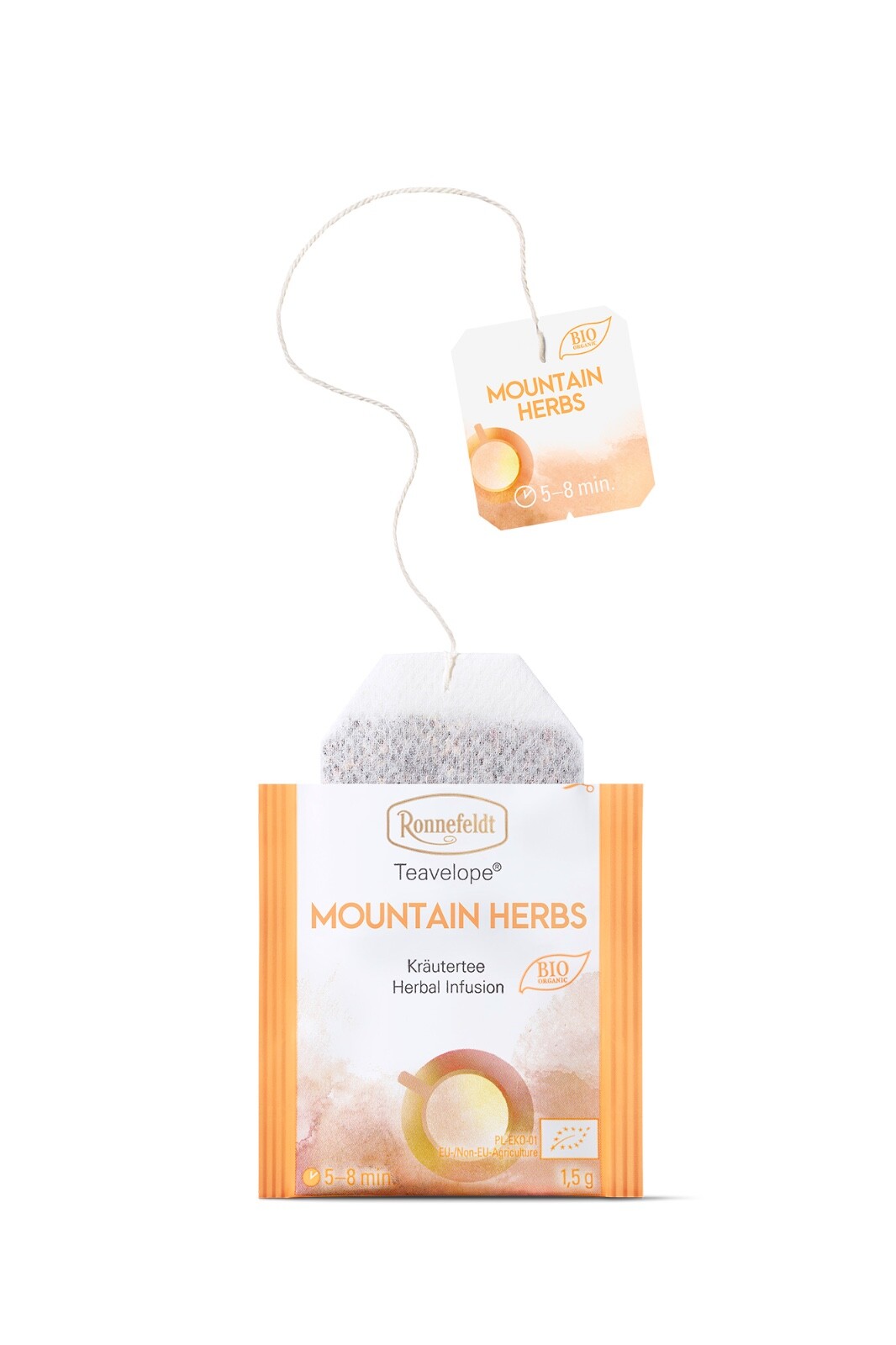 Ronnefeldt Teavelope® Mountain Herbs 25 Caffeine free tea bags