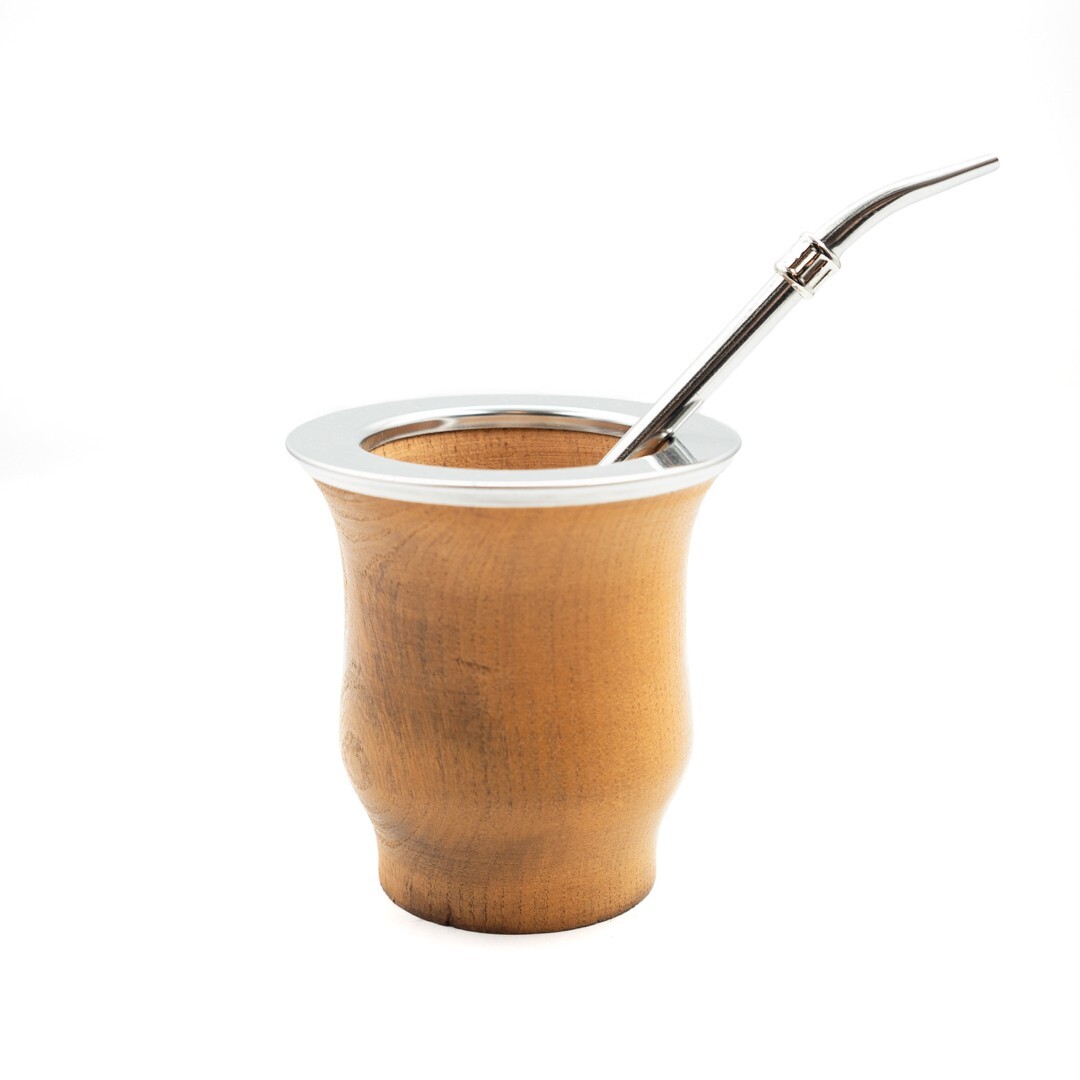 GauchoLife Wooden Mate And Straw To Drink Yerba Mate