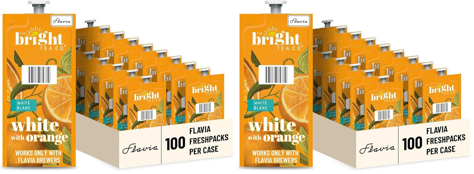 White & Orange Tea Freshpack – 2 Pack for Refreshing Moments