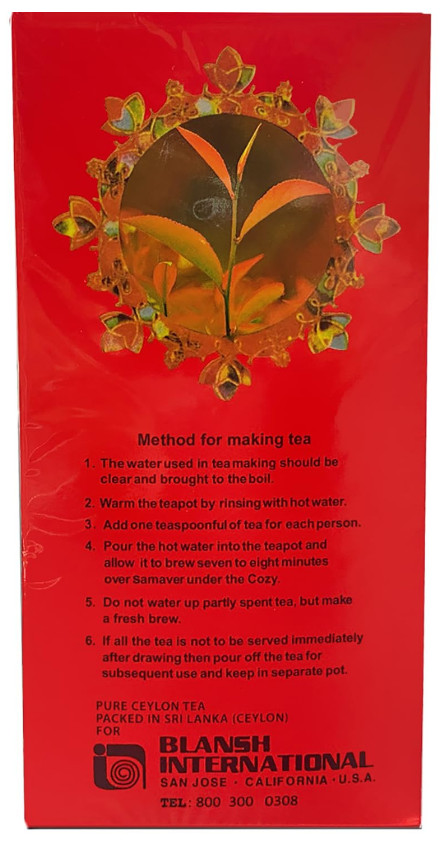 Zarrin – Pure Ceylon Tea OPA, Orange Pekoe A, 1LB (454g), Loose Leaf Tea (2 pk)