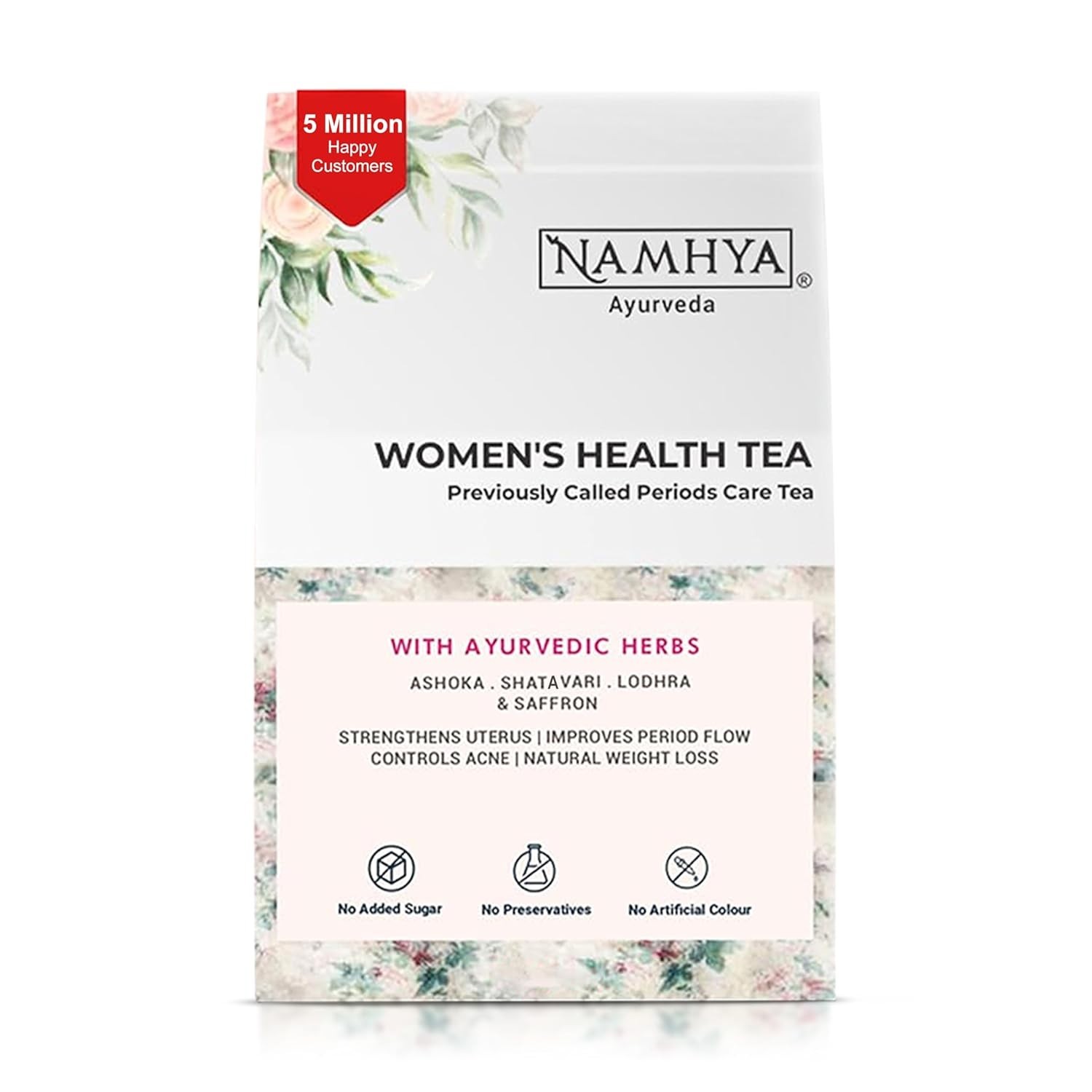 NAMHYA Womens Health Tea | Herbal Tea | PCOS tea for women | Loaded with Natural