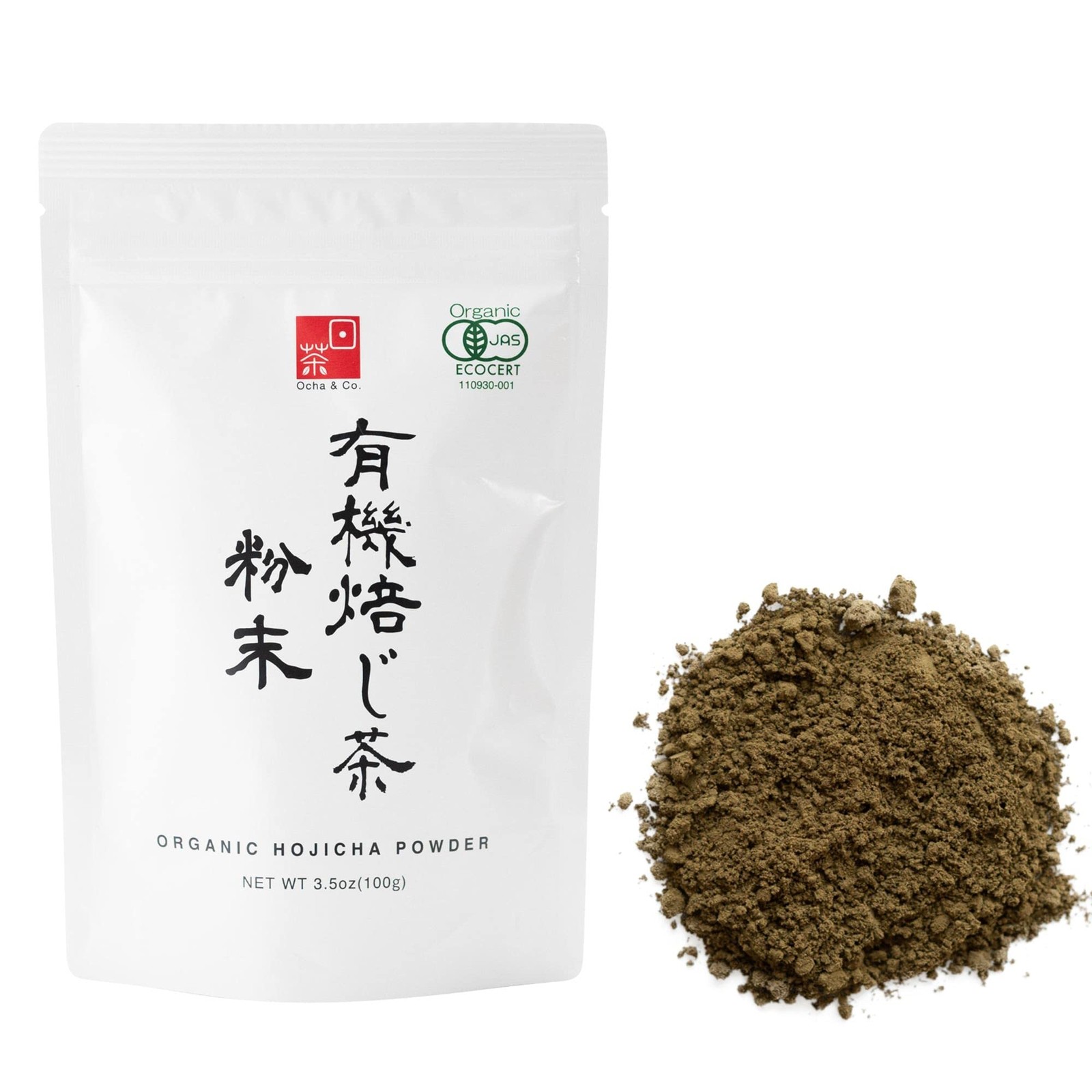 Hojicha Powder 100g Organic Roasted Green Tea Latte – Smoky Sweet Flavor