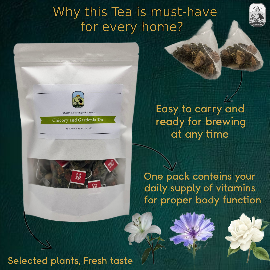 Winter SALE Chicory And Gardenia Tea Relax Tea Herbal Tea Body Support