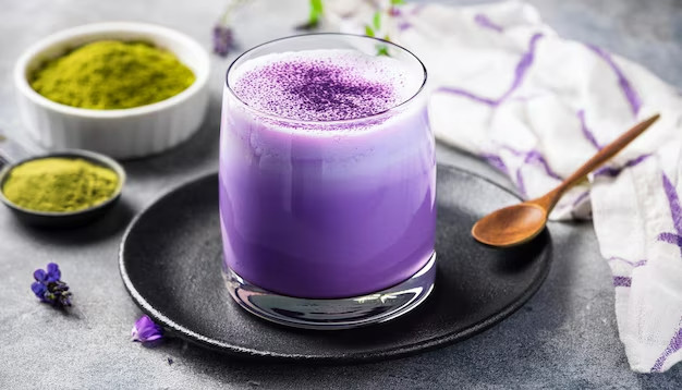 Karma Kitchen UBE Japanese Barista-Style Matcha Latte With Oat Milk Vegan 7.5oz