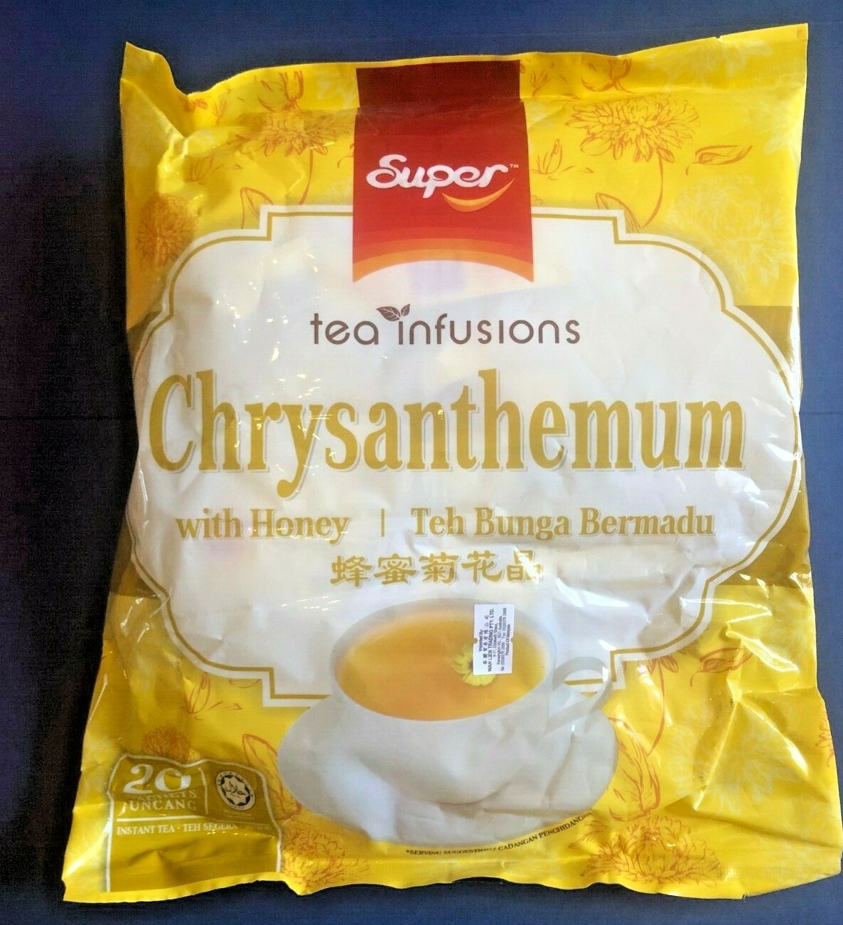 CHRYSANTHEMUM TEA SACHETS WITH INFUSED HONEY DELICIOUS BULK TEA TEH | HYT