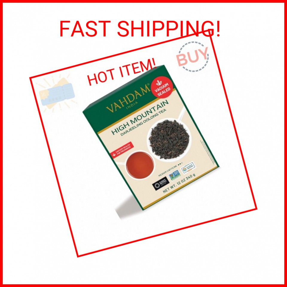 VAHDAM, High Mountain Oolong Tea Leaves From Himalayas – 340g/12oz (170 Cups) Hi