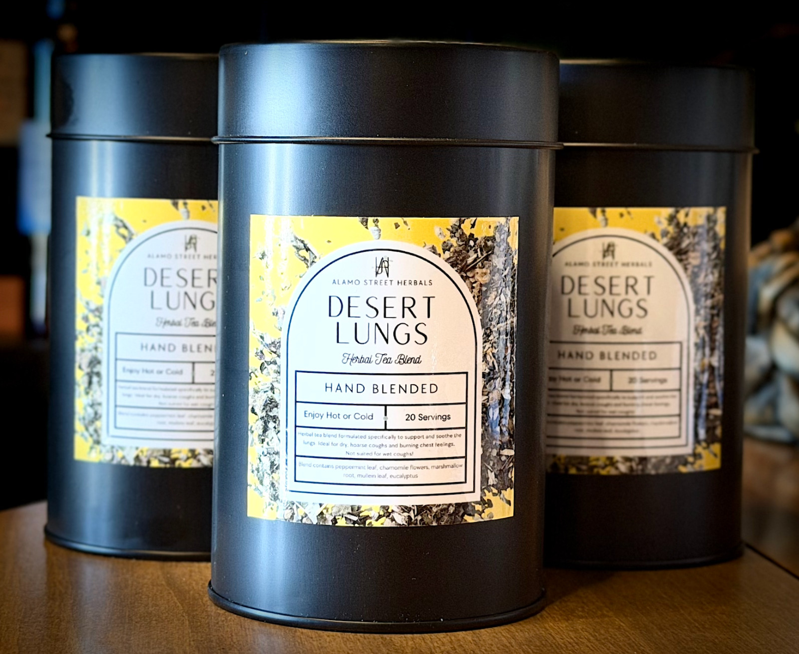 Desert Lungs Herbal Tea — Lung support, dry cough, locally grown