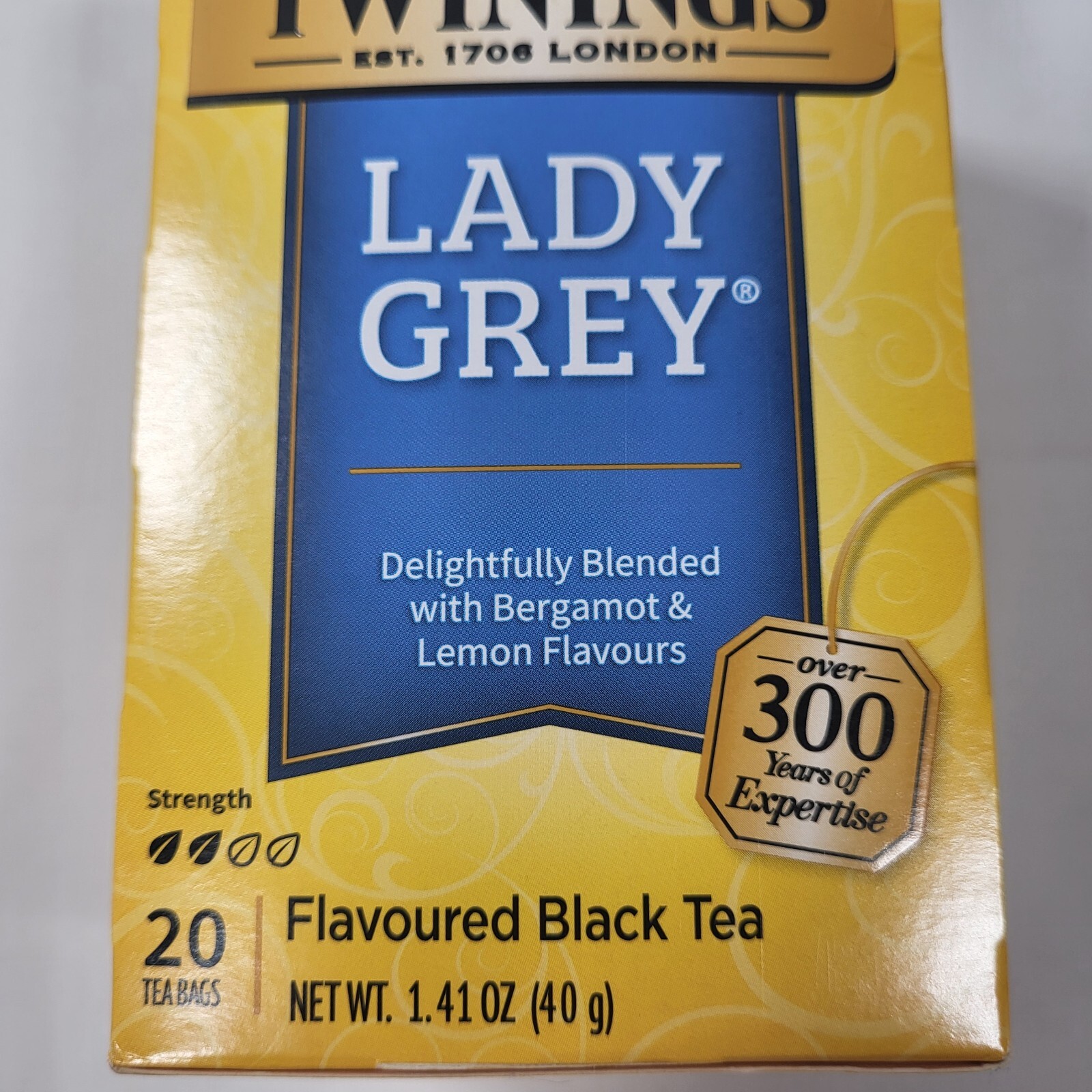 (5) Twinings Lady Grey Flavored Black Tea 20ct Hot or Iced Orange Lemon BB 8/26