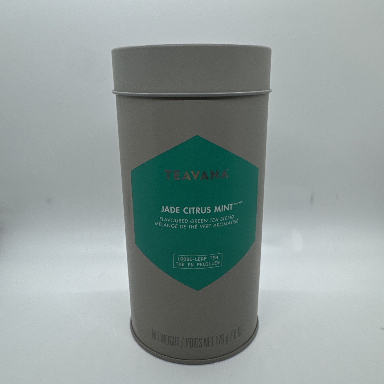 🍊 NEW TEAVANA 6 OZ FACTORY SEALED JADE CITRUS MINT 🍊🍃 LOOSE LEAF TEA & TIN
