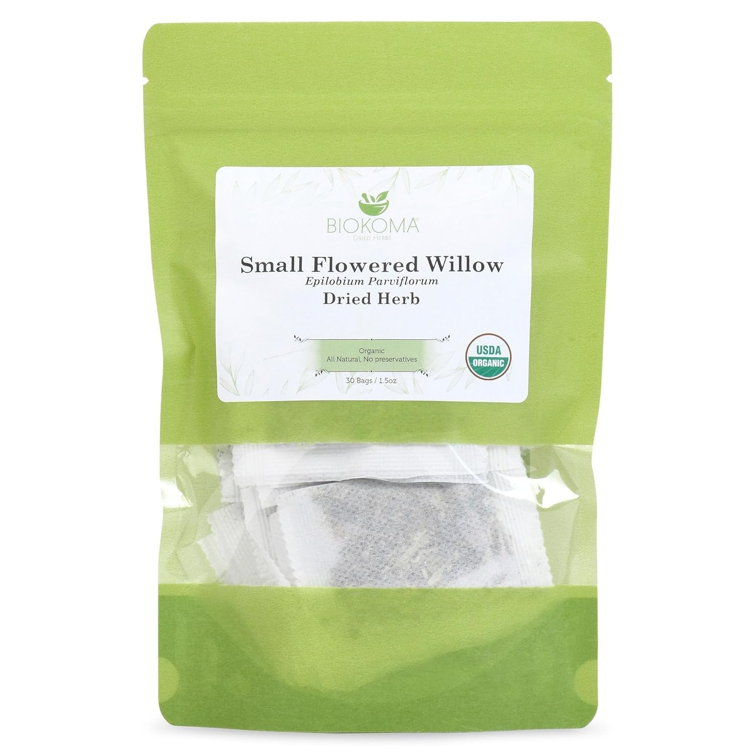Pure and Organic Small-Flowered Willow Epilobium Parviflorum Dried Herb 30 Tea B