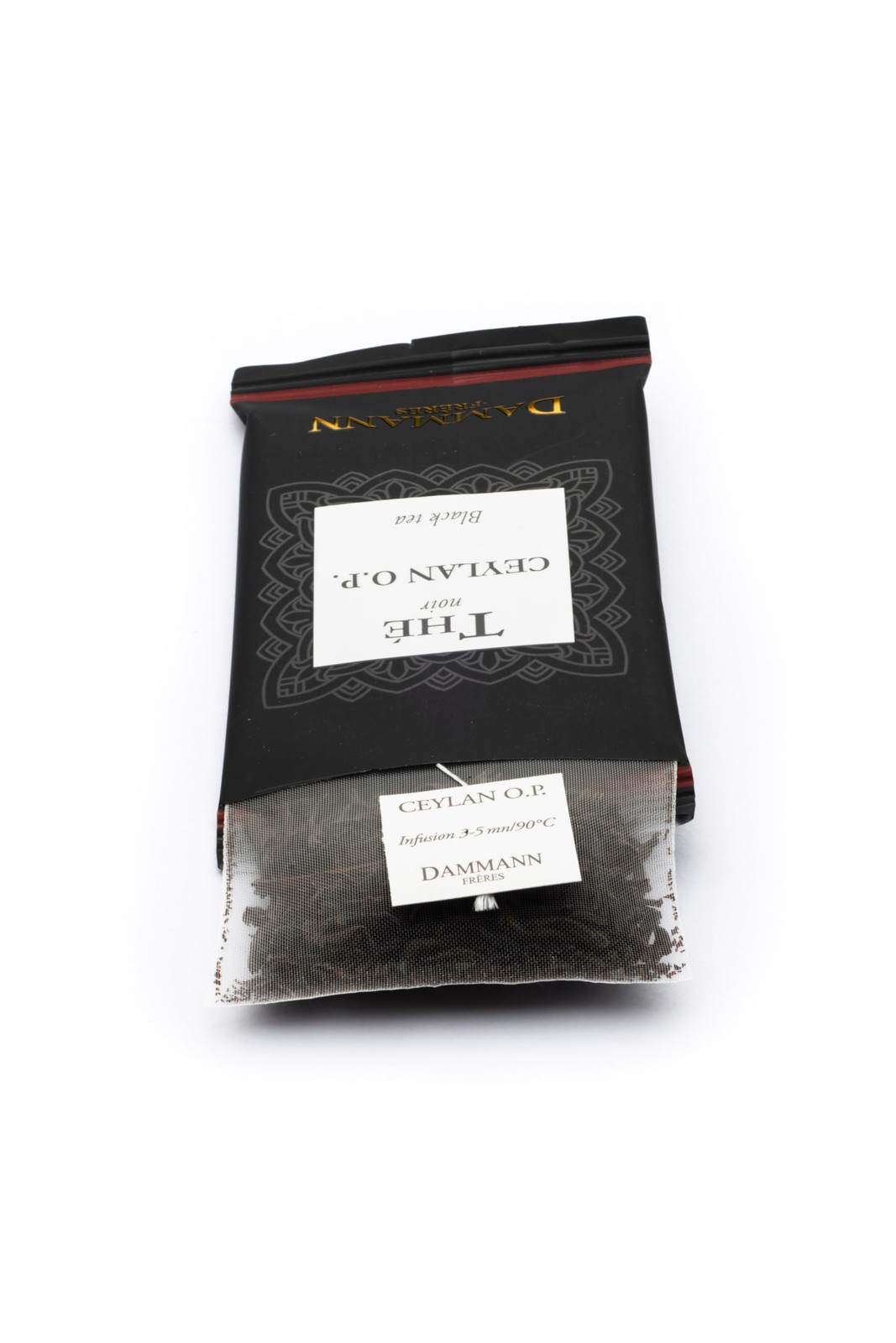 Dammann Freres Satchets, Ceylan O.P. Tea Bags, Premium Gourmet French Black T…