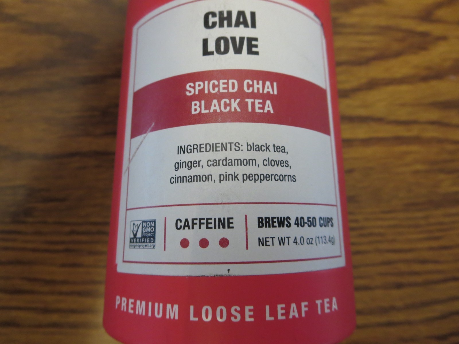 1 Tiesta Tea Chai Love 4oz Spiced Chai Black Loose Leaf Energizer EXP 2/2028