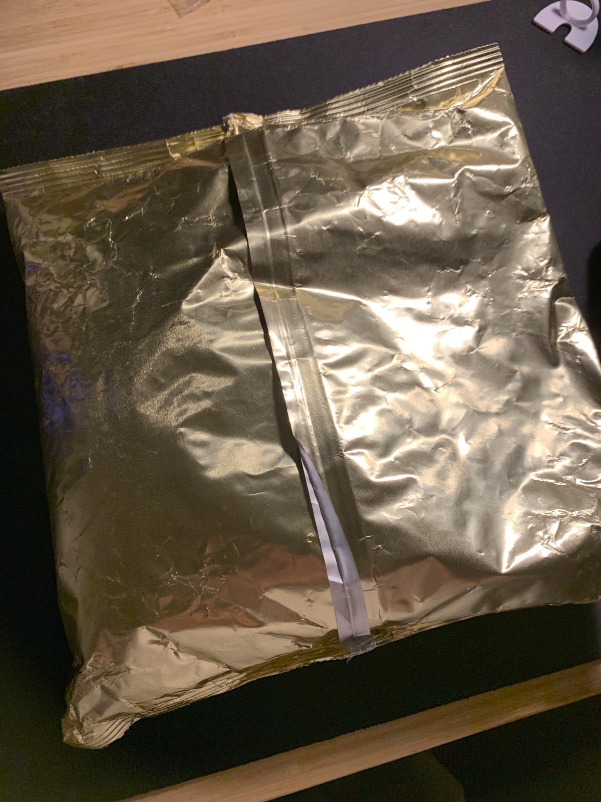 NEW! TEAVANA 2lbs GINGERBREAD LOOSE LEAF TEA IN GOLD SEALED BAG