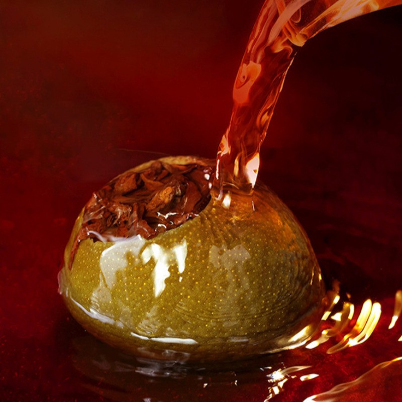 200g Yunnan Small Green Mandarin Orange Royal Court 6 Years Chen Ripe Pu’er Tea