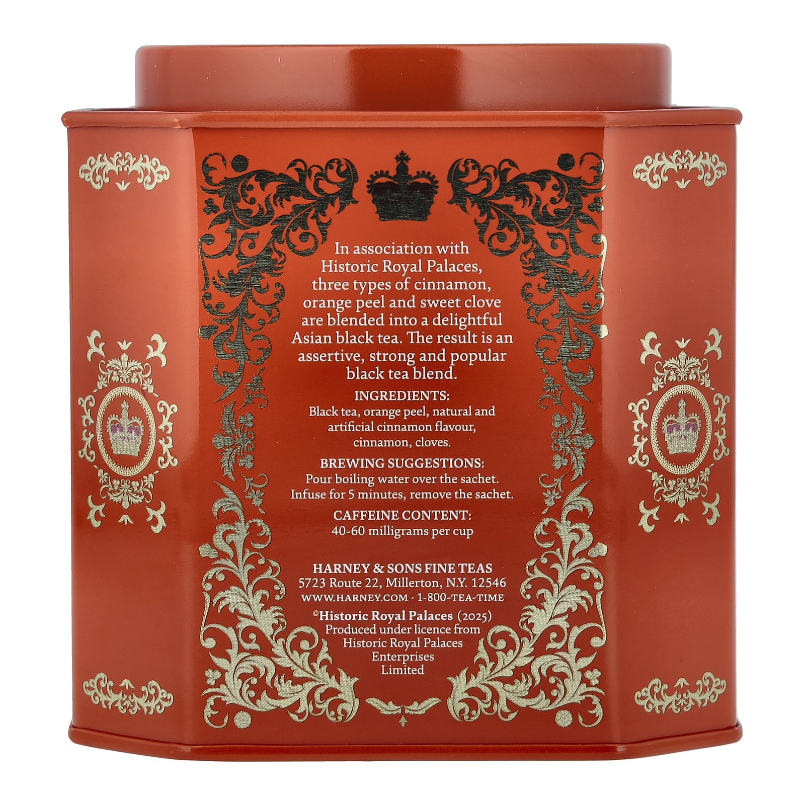 Hot Cinnamon Spice, Black Tea with Orange & Sweet Clove, 30 Sachets, 2.67 oz (75
