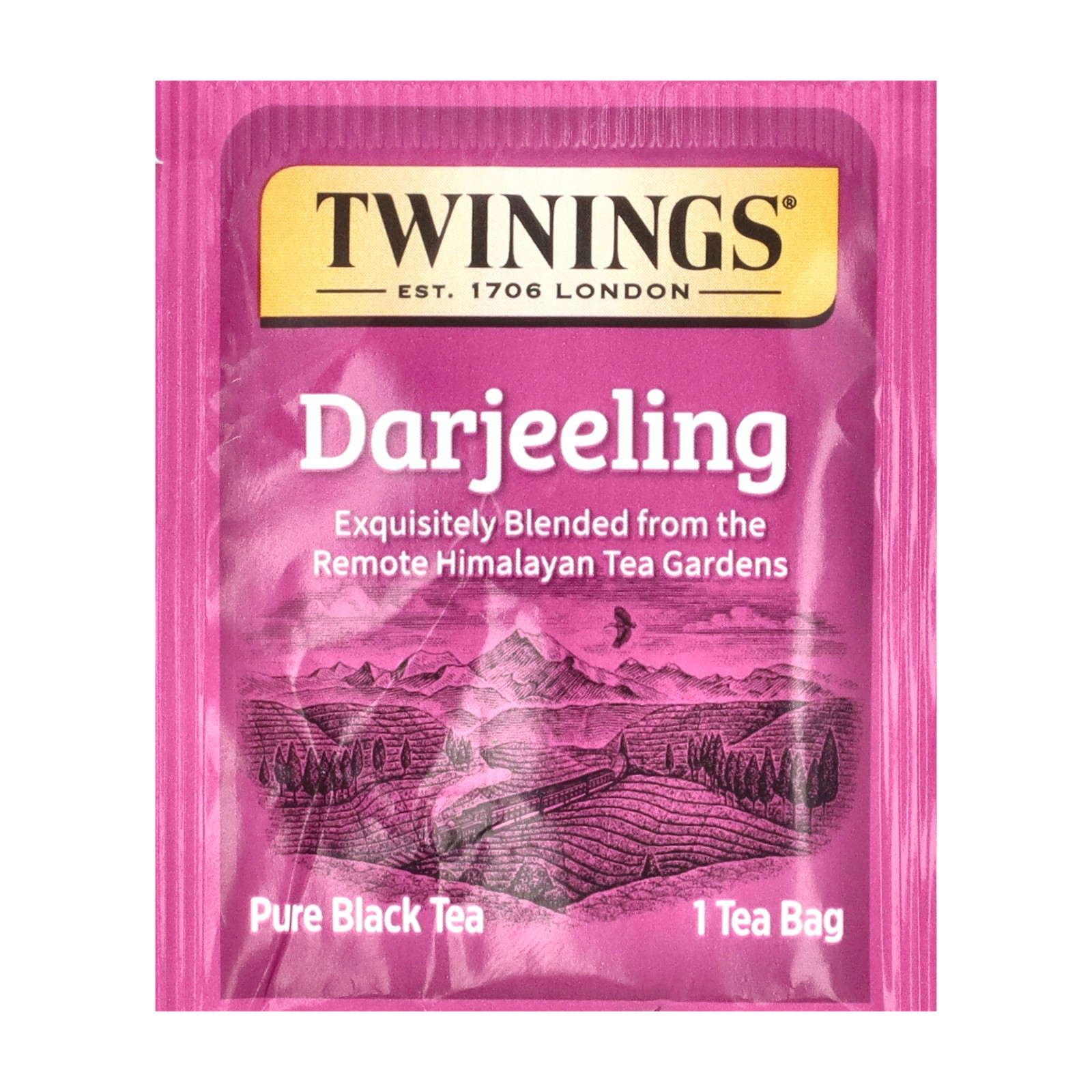 Pure Black Tea, Darjeeling, 50 Tea Bags, 3.53 oz (100 g)
